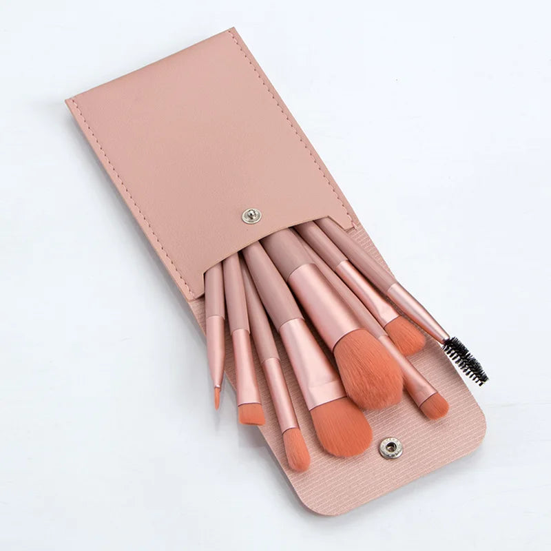 Set 8Pcs Pro Mini makeup Brushes