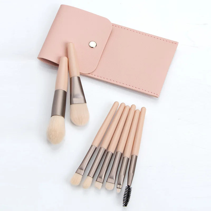 Set 8Pcs Pro Mini makeup Brushes