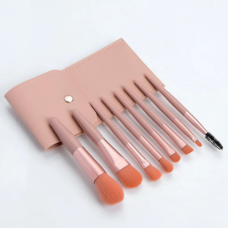 Set 8Pcs Pro Mini makeup Brushes
