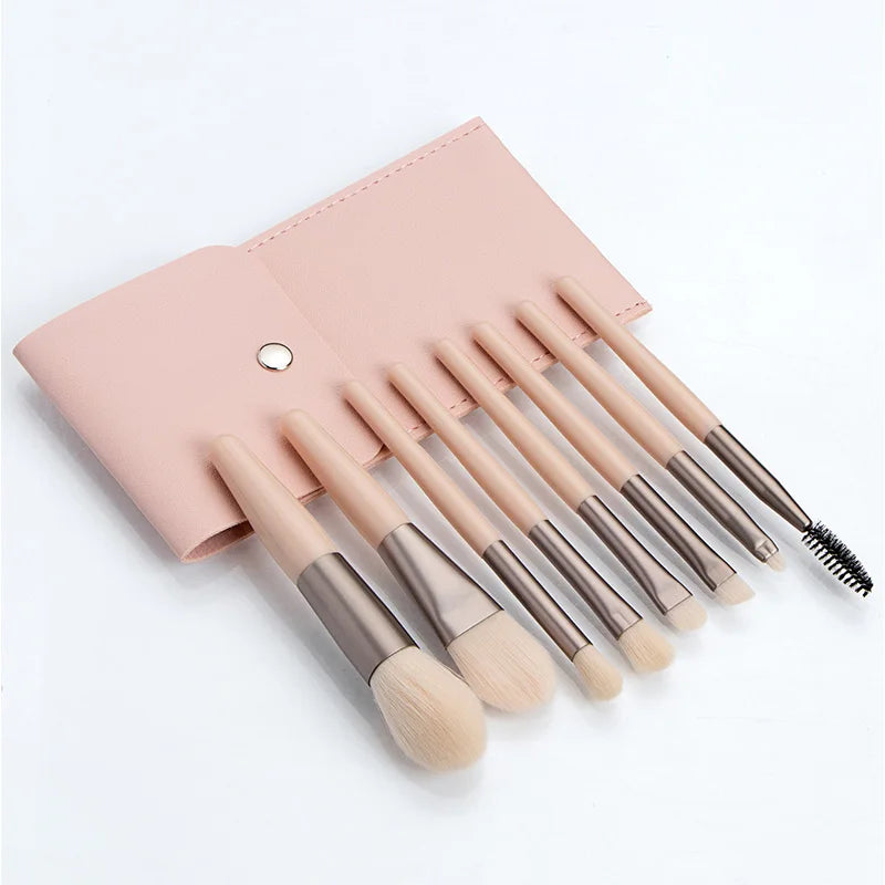 Set 8Pcs Pro Mini makeup Brushes
