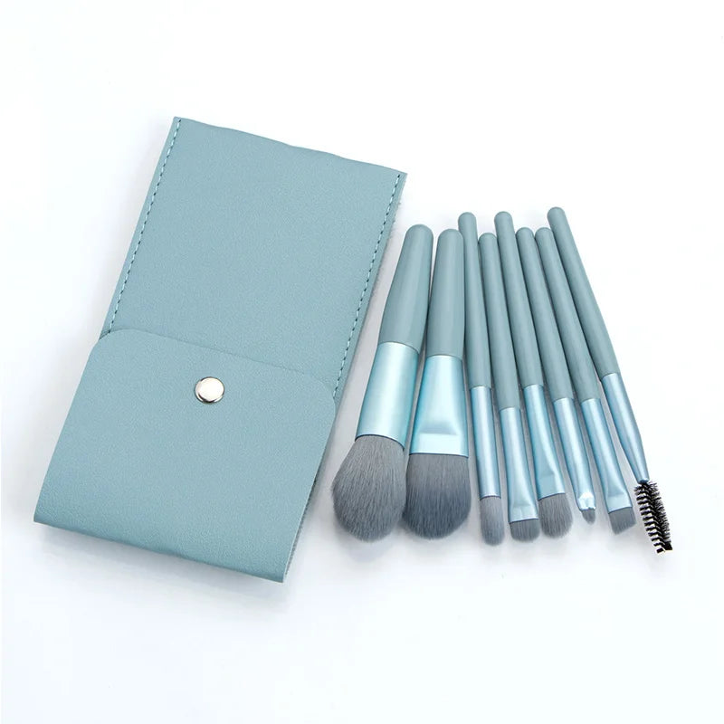 Set 8Pcs Pro Mini makeup Brushes