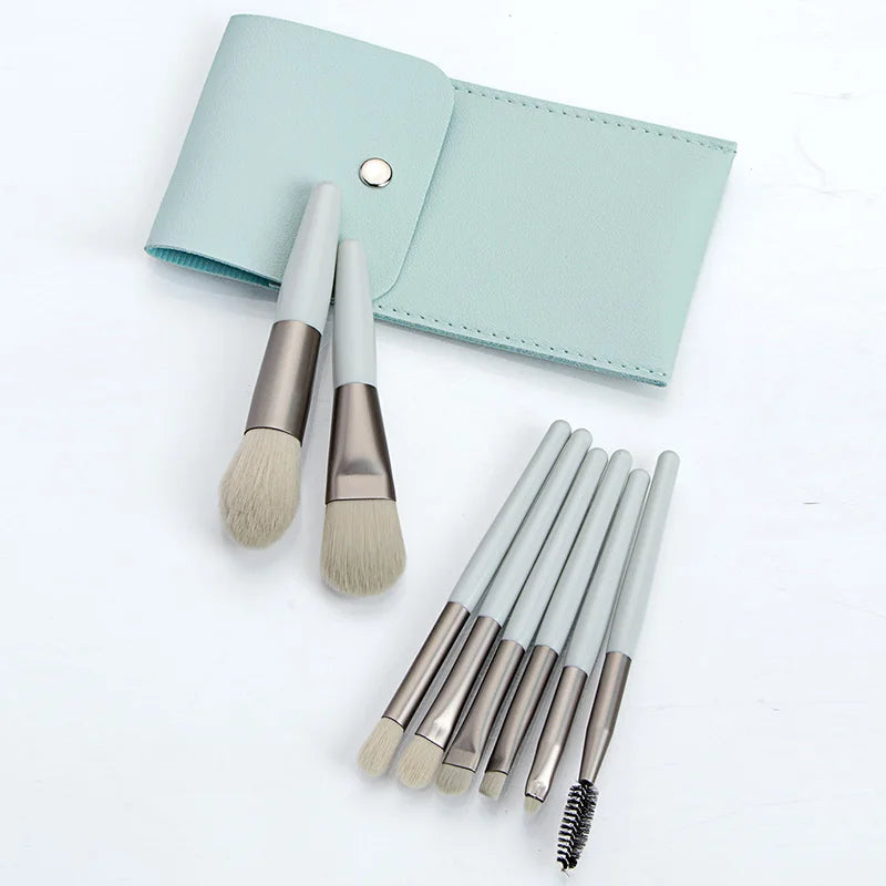 Set 8Pcs Pro Mini makeup Brushes