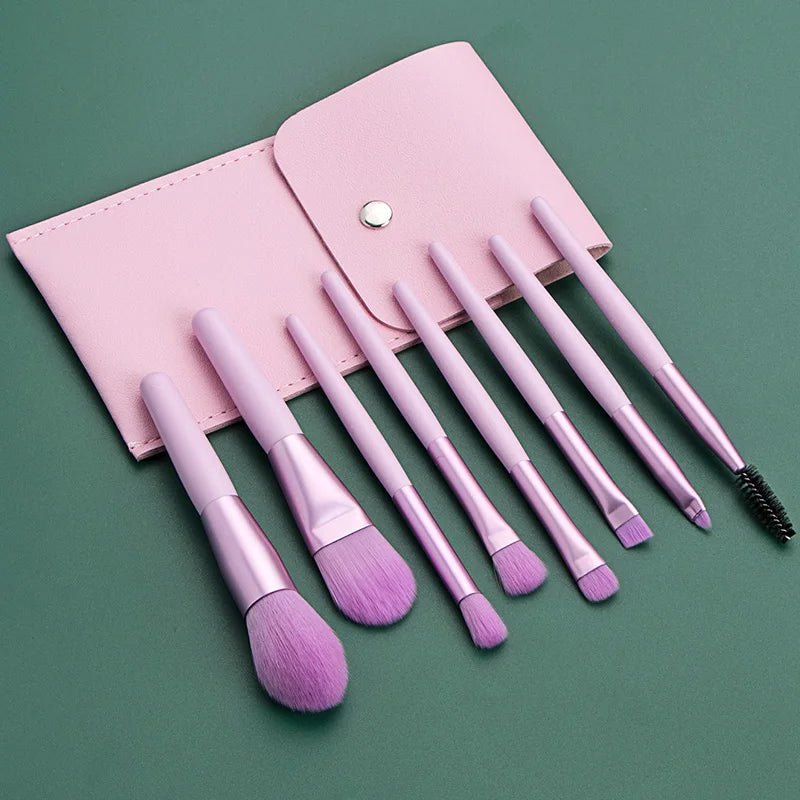 Set 8Pcs Pro Mini makeup Brushes
