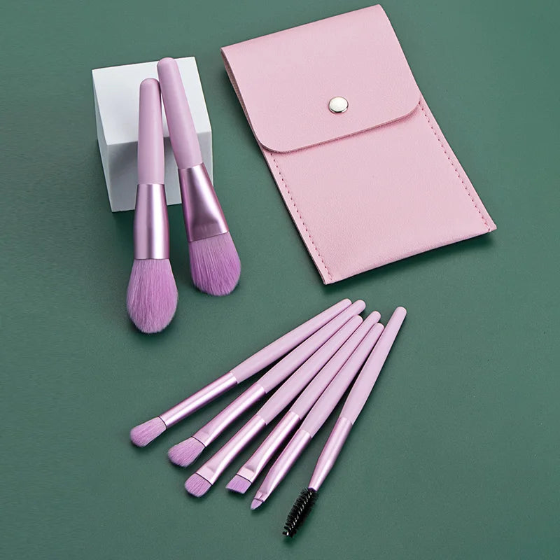 Set 8Pcs Pro Mini makeup Brushes