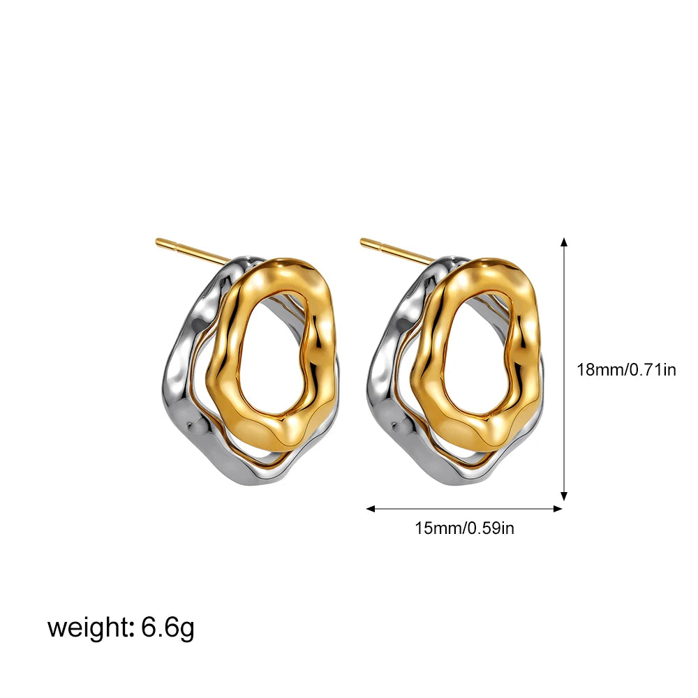 Gold&Silver Plated Earrings for Women