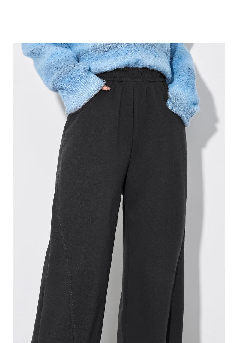 Women Sweat Pant Simple Style Elastic & Comfortable