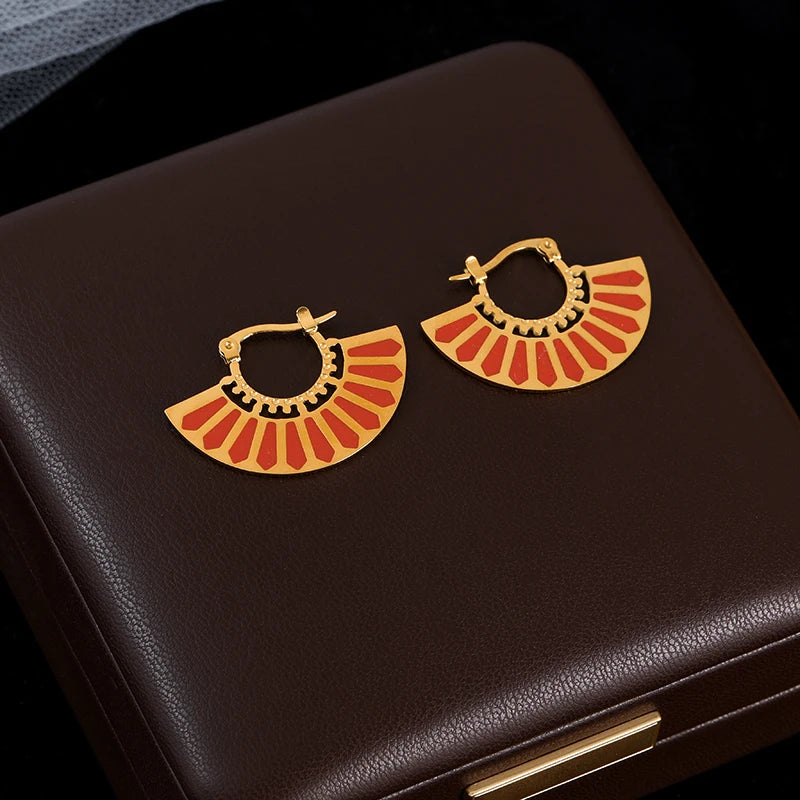 Gold Plated Waterproof Earnings For Women