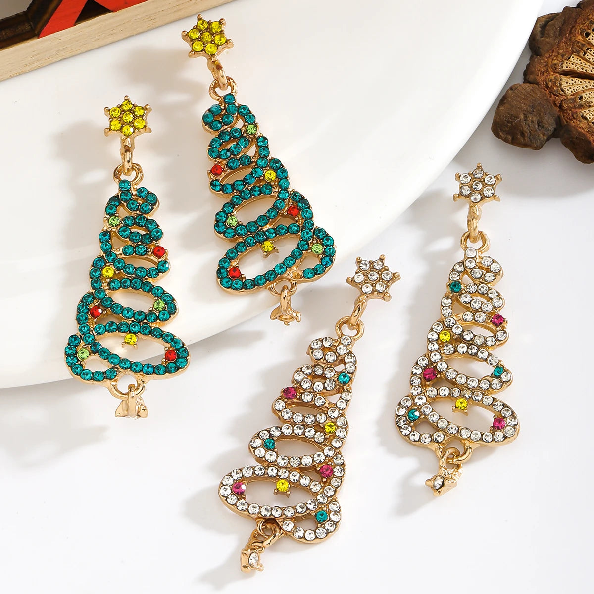 Christmas Tree Earrings Earrings