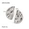 Women's Elegant Plated & Stainless Earrings