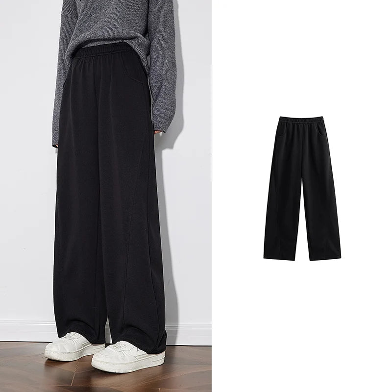 Women Sweat Pant Simple Style Elastic & Comfortable