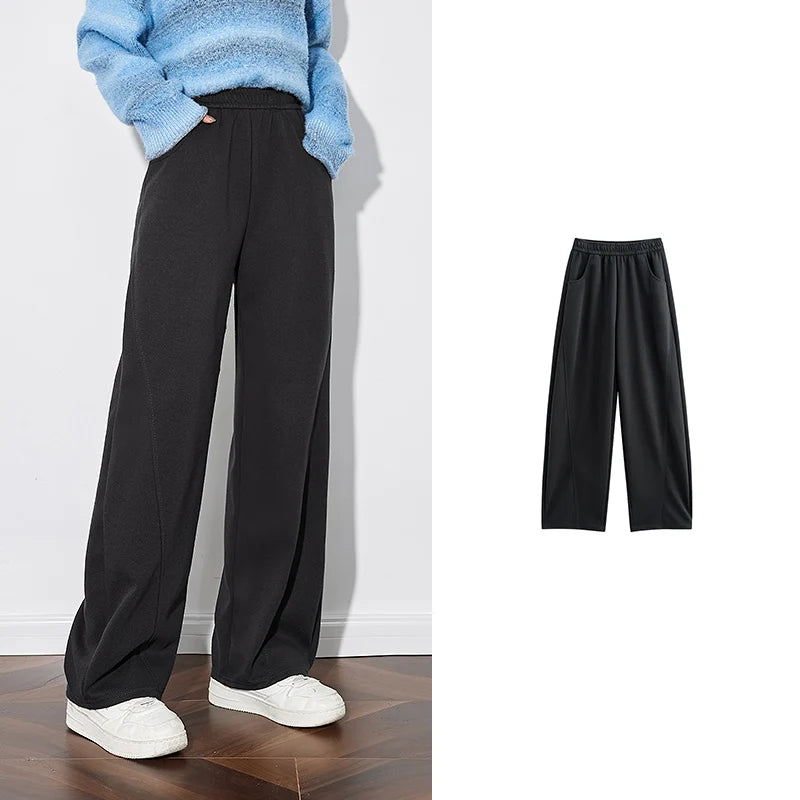 Women Sweat Pant Simple Style Elastic & Comfortable