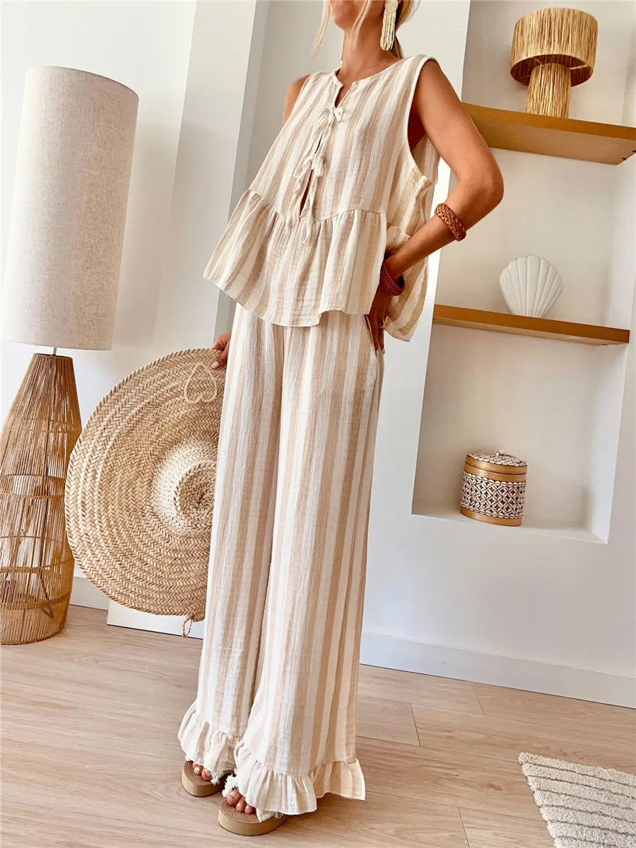Set casual Outfits 2 Pieces Summer Collection For Women