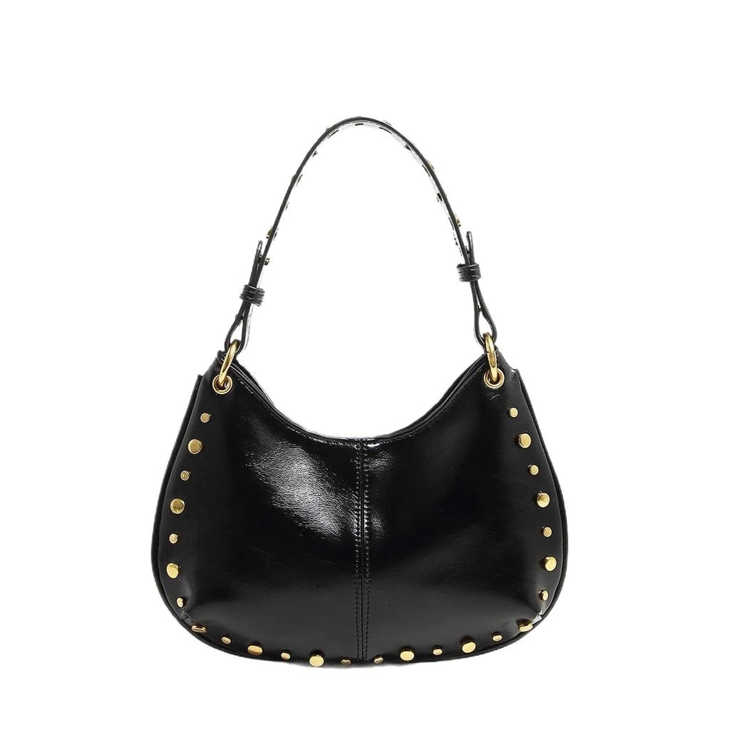 New Trendy Shoulder Bag Wine Red Black