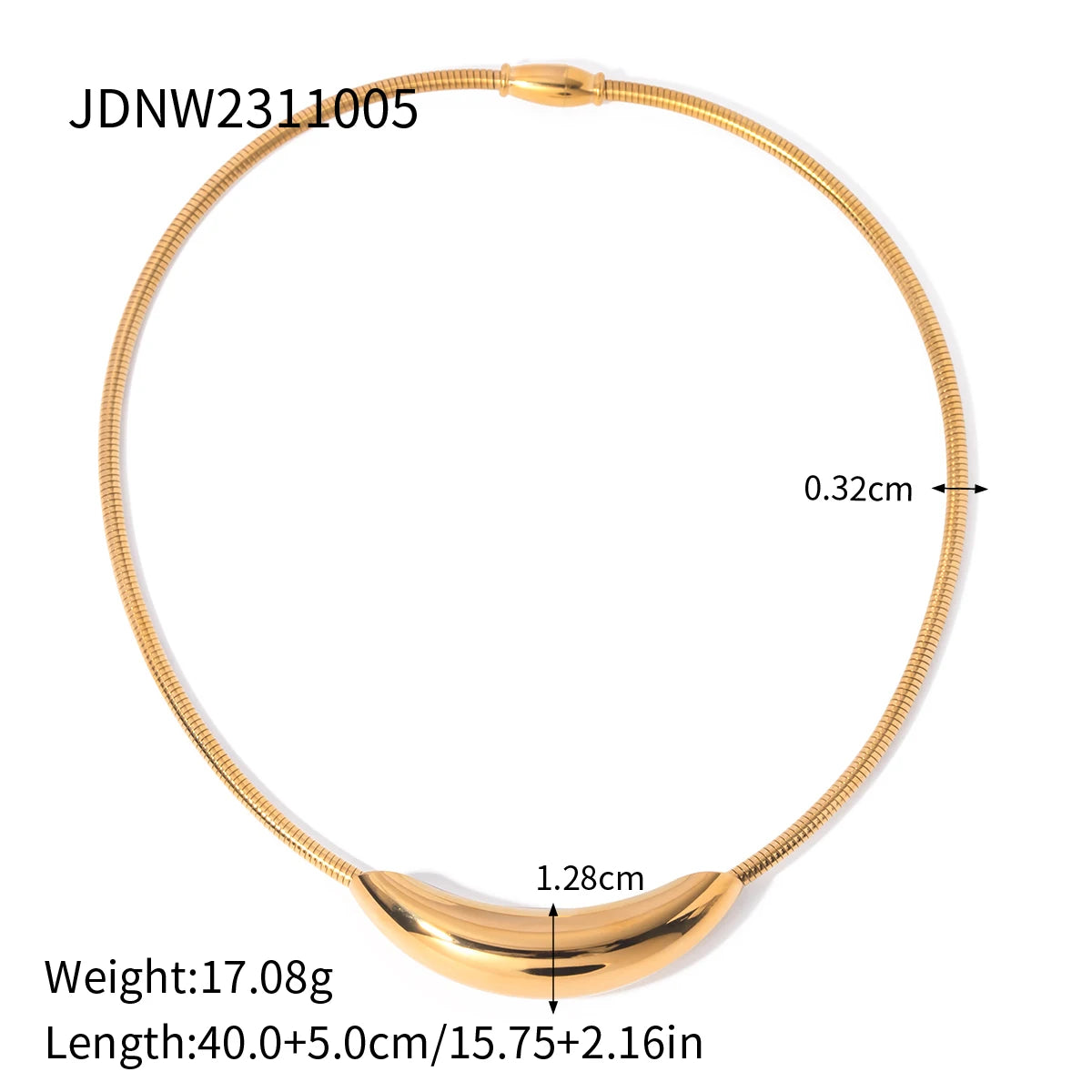 Gold Plated Stainless Waterproof Women's Jewelry