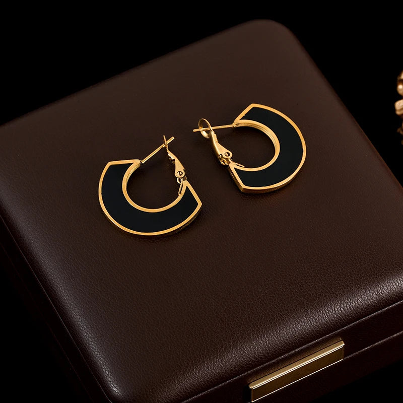 Gold Plated Waterproof Earnings For Women
