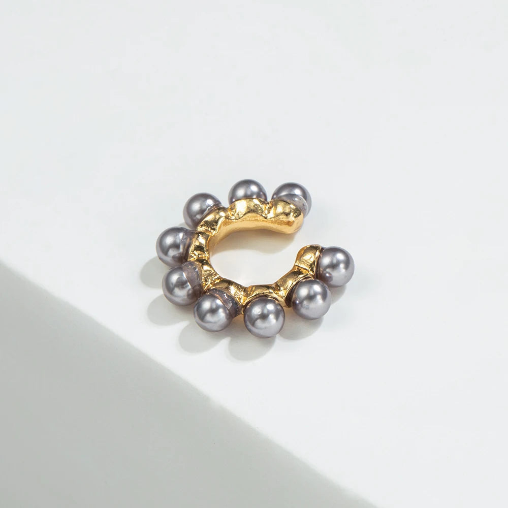 New Arrival Multicolor Crystal Ear Cuff Stackable Shaped Ear Clips No Pierced Cartilage Earring for Women