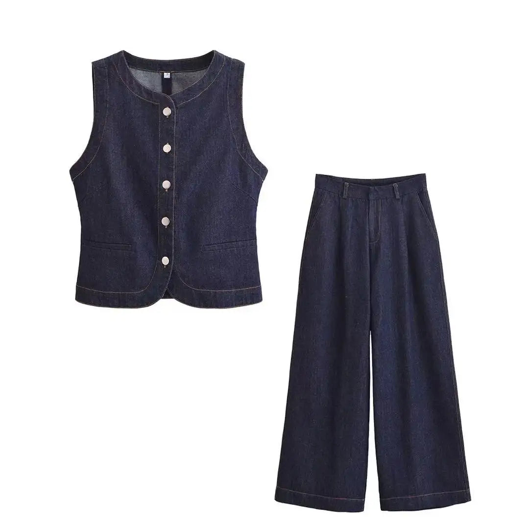 New Collection Denim Vest