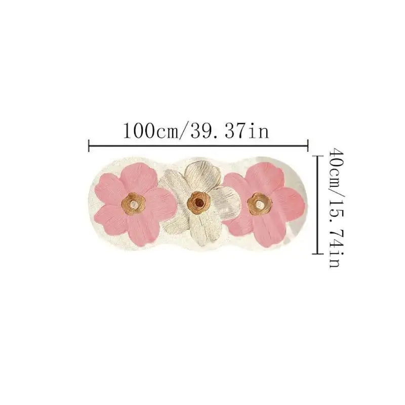 Oil Painting Style Floral Carpet