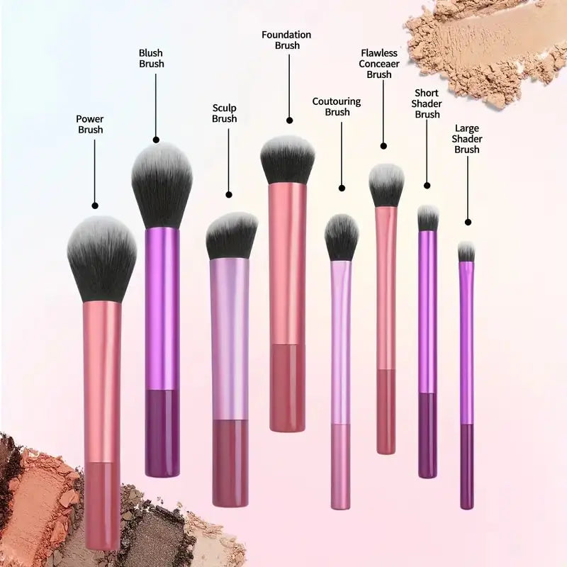 Set Brush 8pcs Pro Makeup