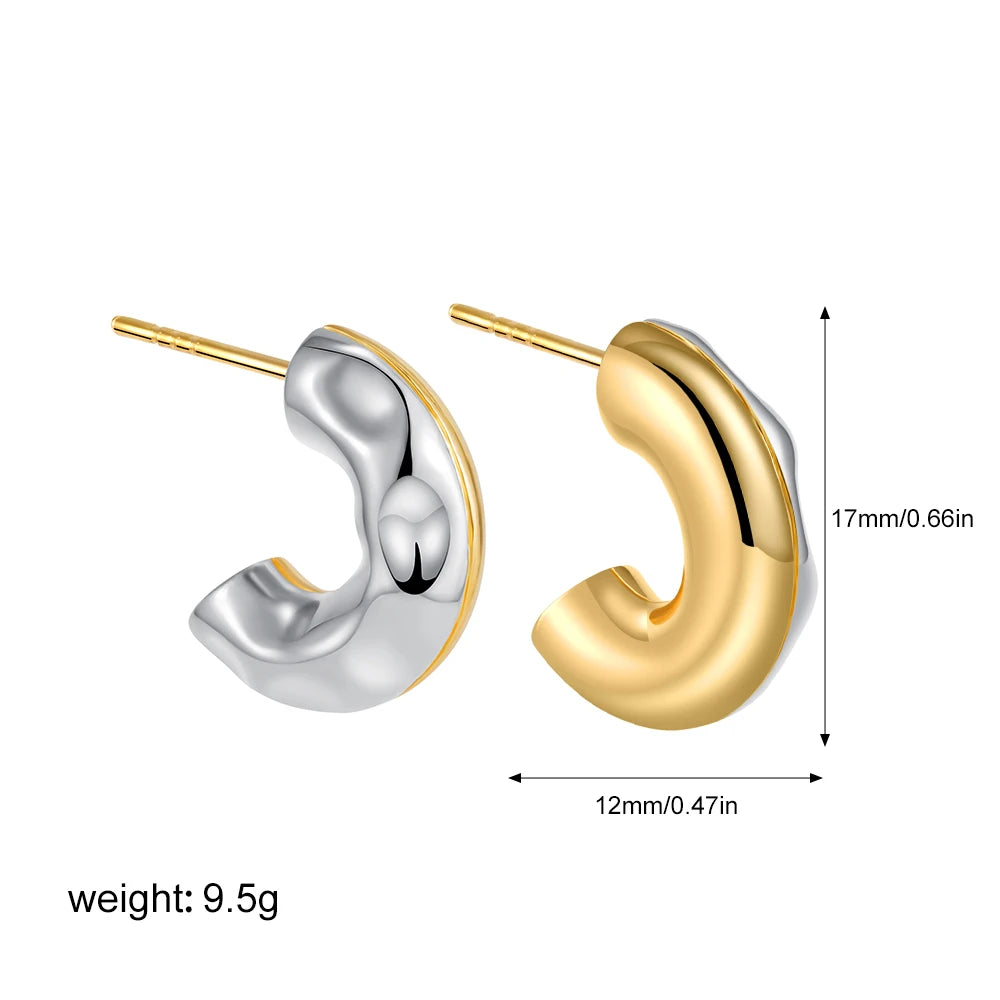 Gold&Silver Plated Earrings for Women