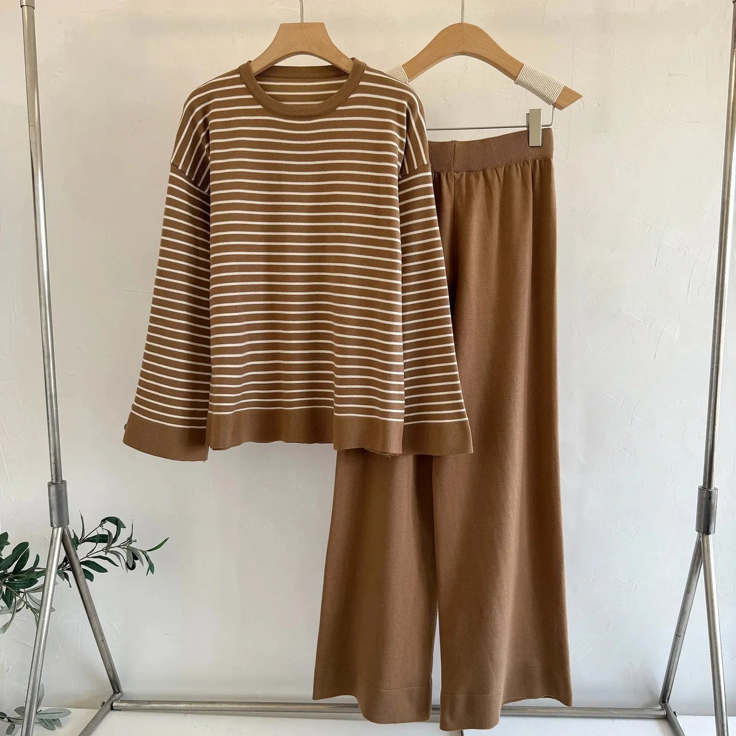 Elegant Two-Piece Set Women's Fashionable Autumn Winter