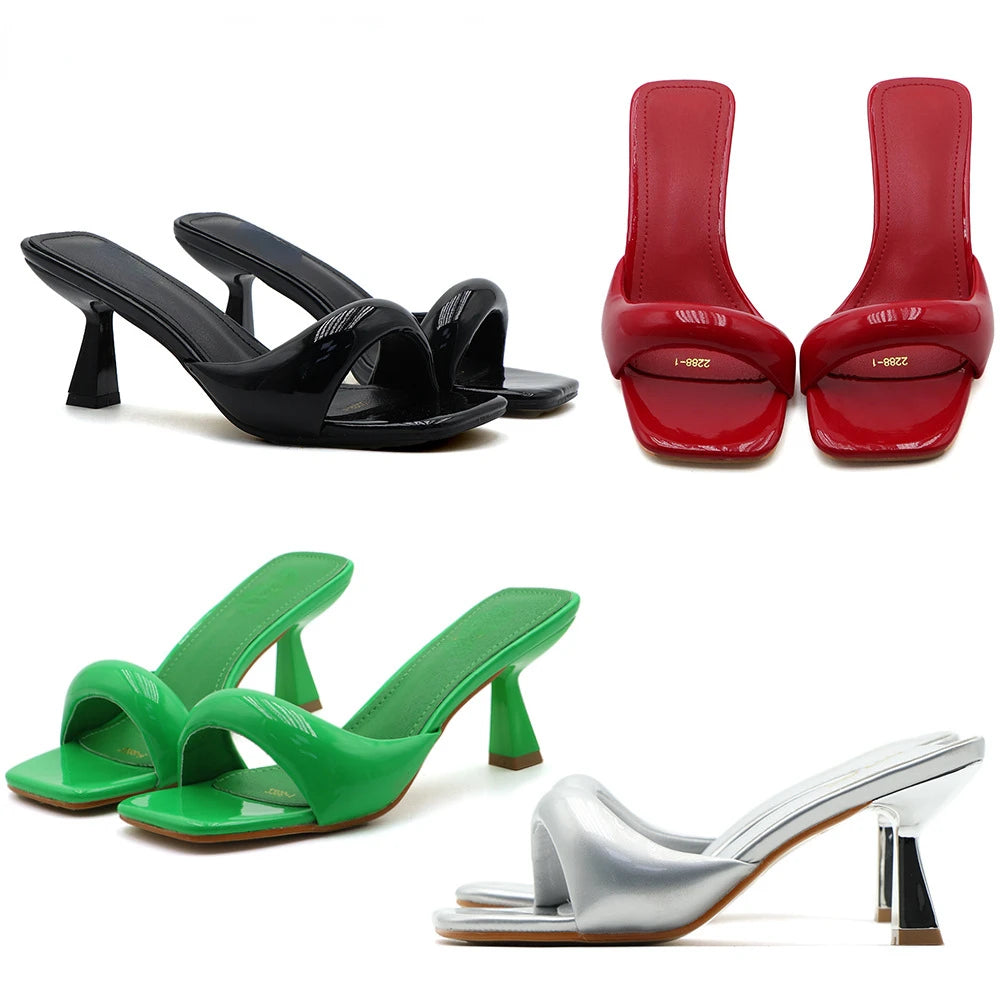 New Fashion Slippers Women Open Sandals Female Pumps Simple Designer Sandals