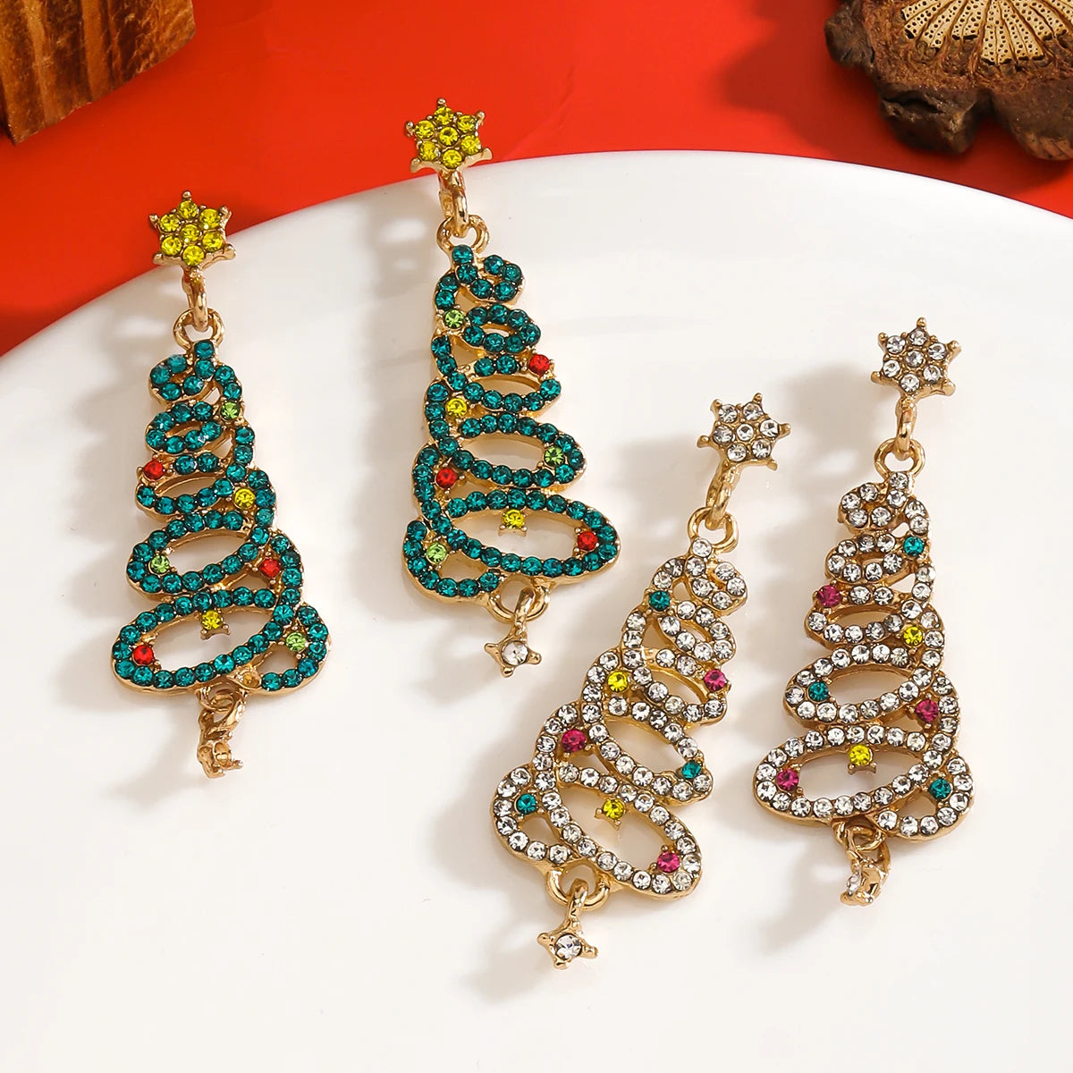 Christmas Tree Earrings Earrings