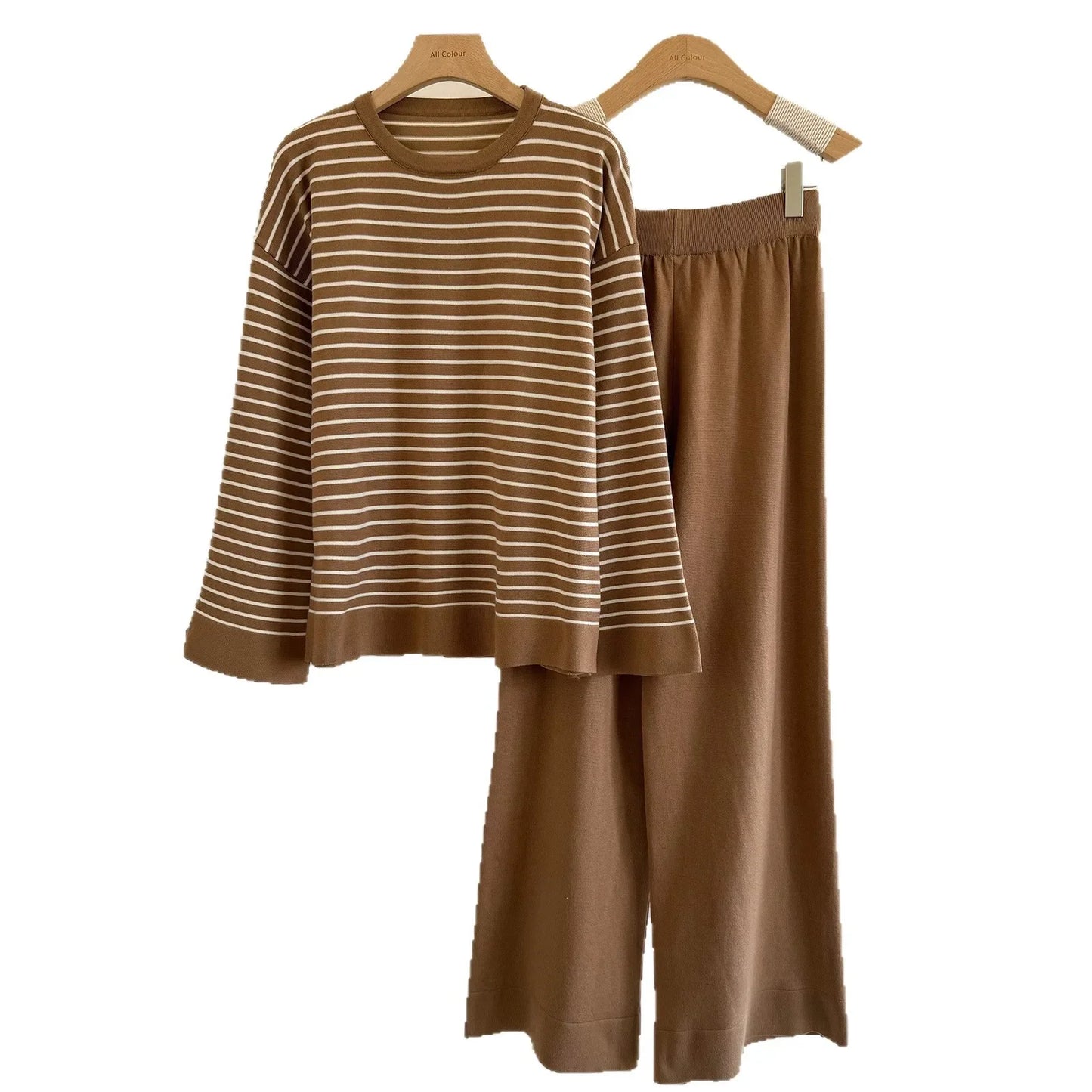 Elegant Two-Piece Set Women's Fashionable Autumn Winter