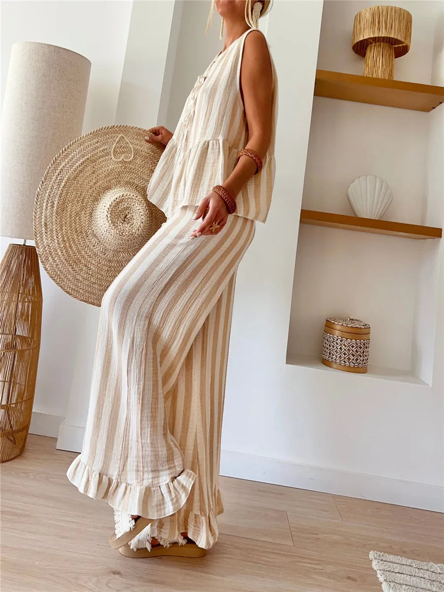 Set casual Outfits 2 Pieces Summer Collection For Women