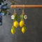 Cute lemon earrings