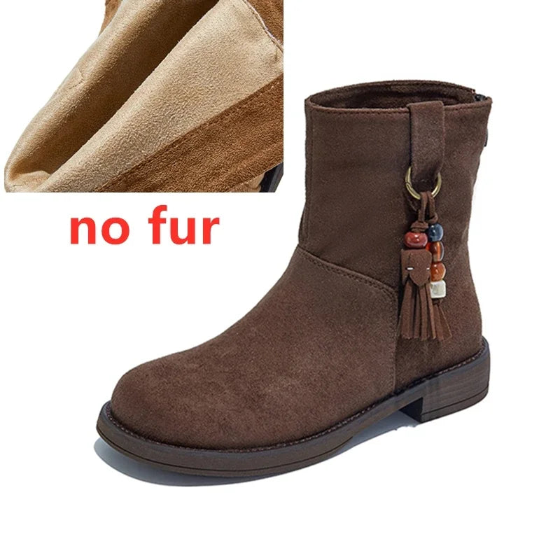 Luxury Designer Cow Boots Women