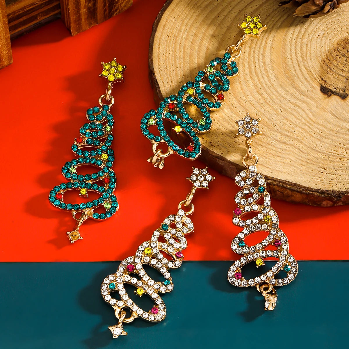 Christmas Tree Earrings Earrings