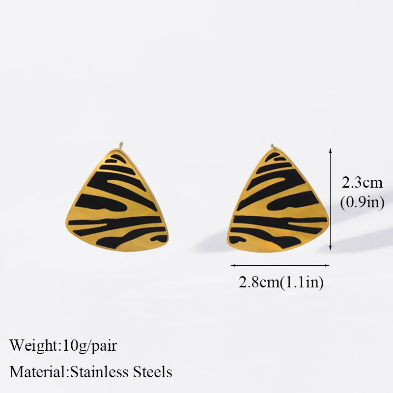 Gold Plated Waterproof Earnings For Women