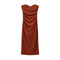 Top Pleated Slim Dress