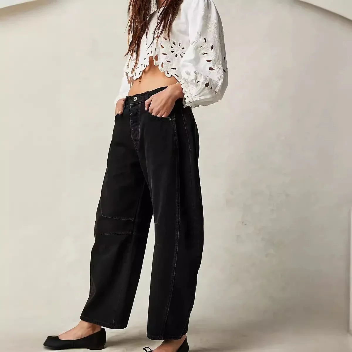 Loose denim pants Jeans For women