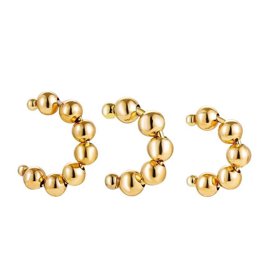 New Arrival Multicolor Crystal Ear Cuff Stackable Shaped Ear Clips No Pierced Cartilage Earring for Women