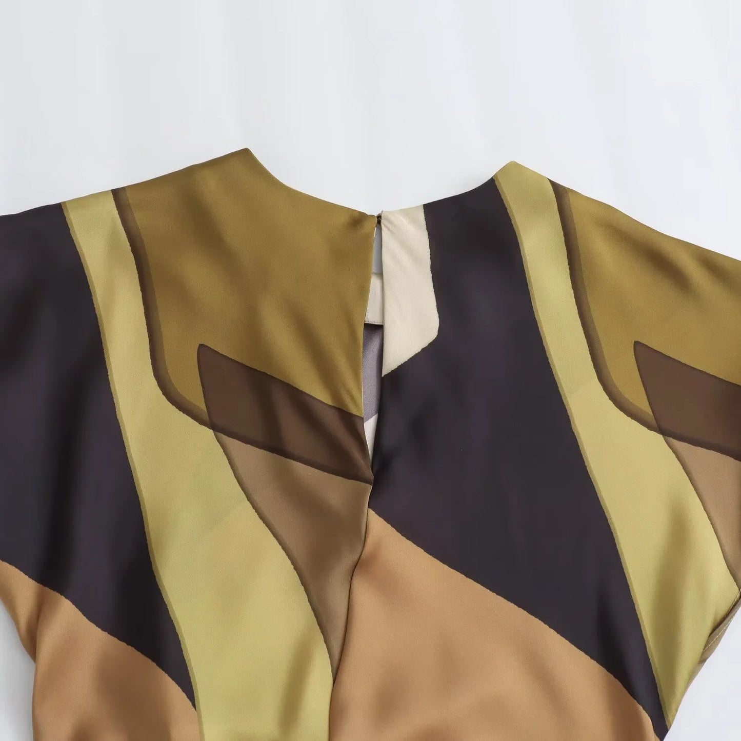 New Printed Midi Dress