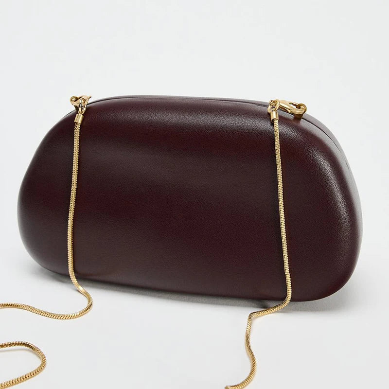 Fashion Bag Metal Details Crossbody Luxury Handbags Women's Ladies
