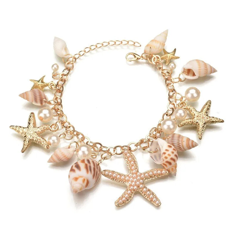 New Arrival Starfish Pendant Lemon Fruit women's bracelet