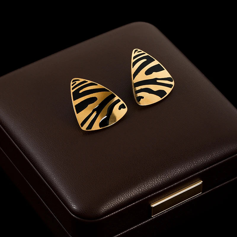 Gold Plated Waterproof Earnings For Women