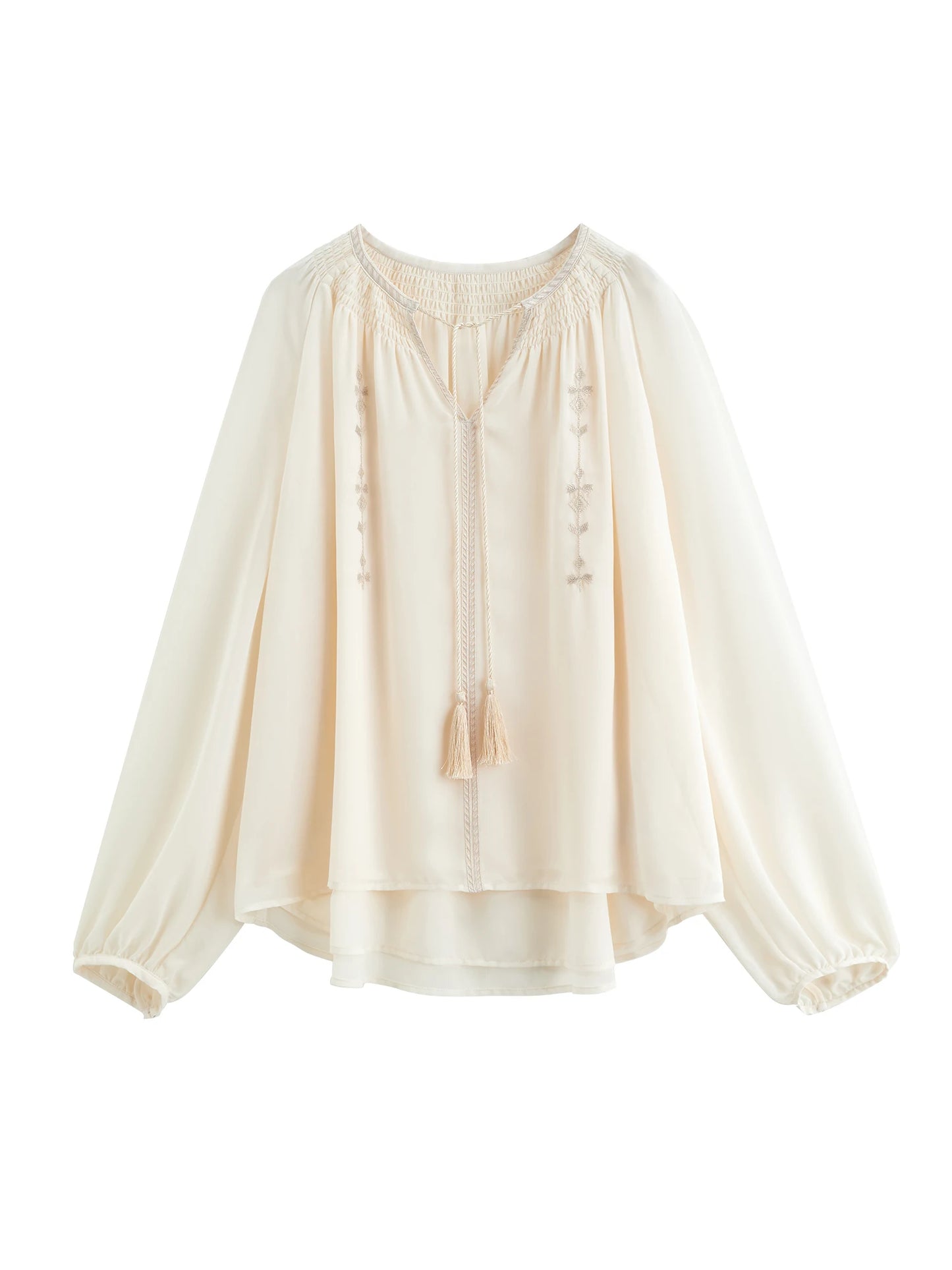 Bohemian-style Chiffon Two-piece Suit Dress Women Summer 2026 Style Sun Protection Shirt Loose Fit Leisure French Style