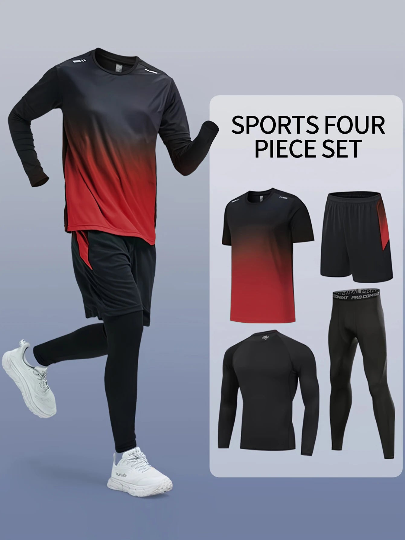 Men's Sports Set 4pcs