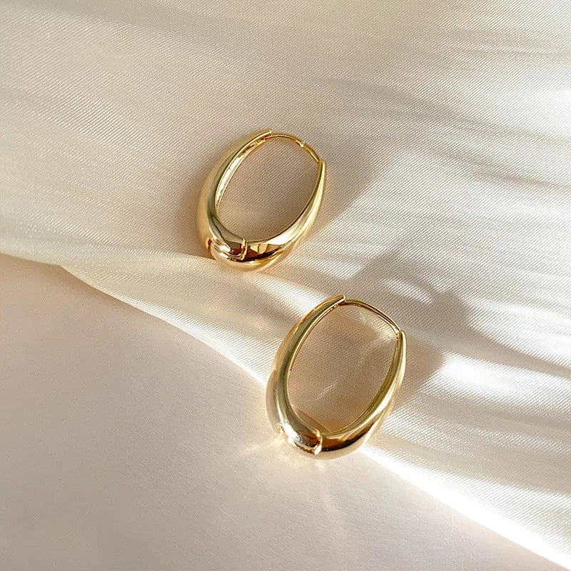 Stainless Steel Smooth Earrings for Women