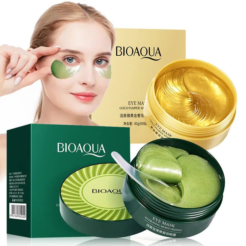 60pcs/box Collagen Eye Mask Moisturizing Firming Anti Dark Circles Eyes Care Gel Masks Eyepatch Beauty