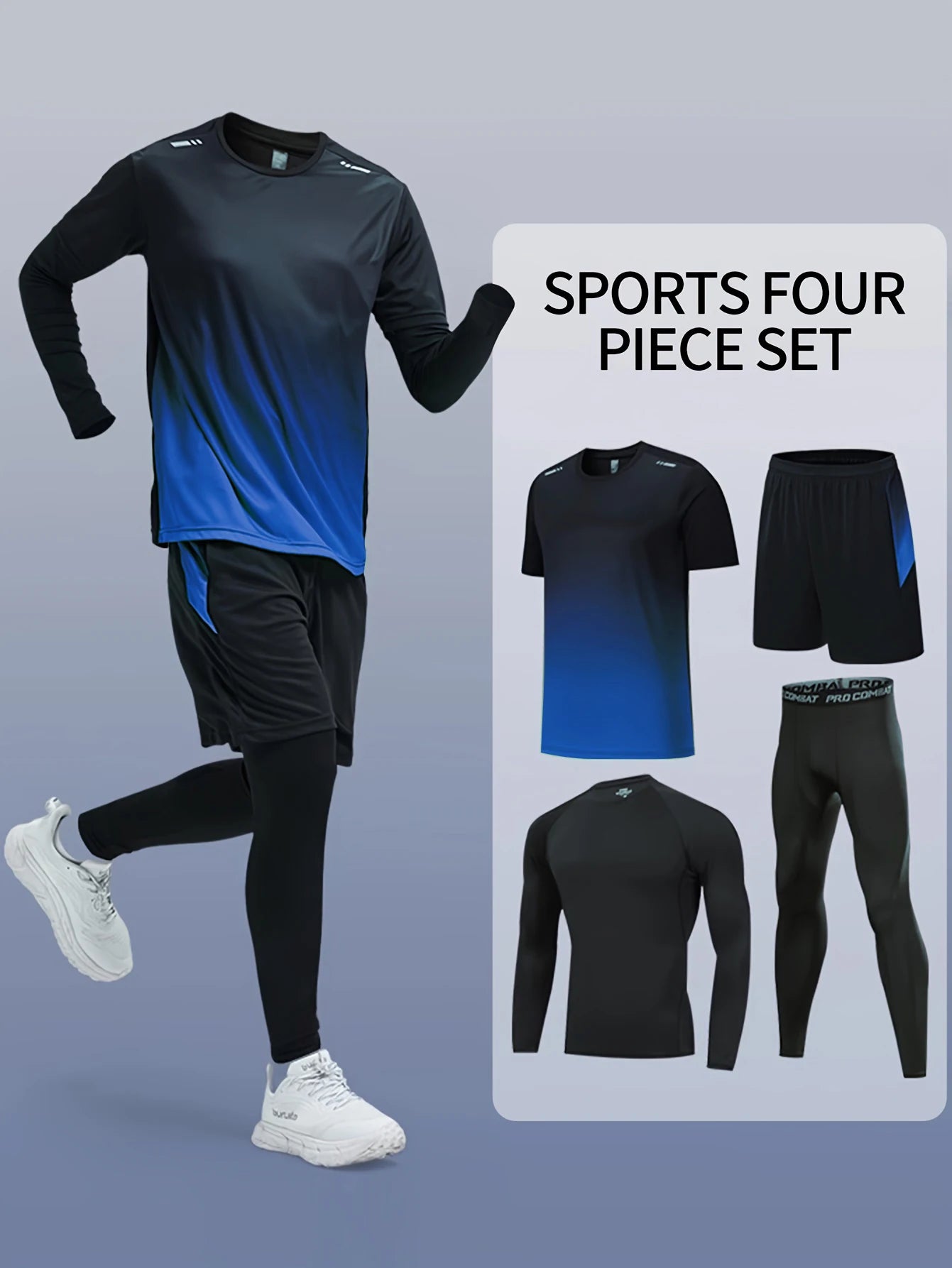 Men's Sports Set 4pcs