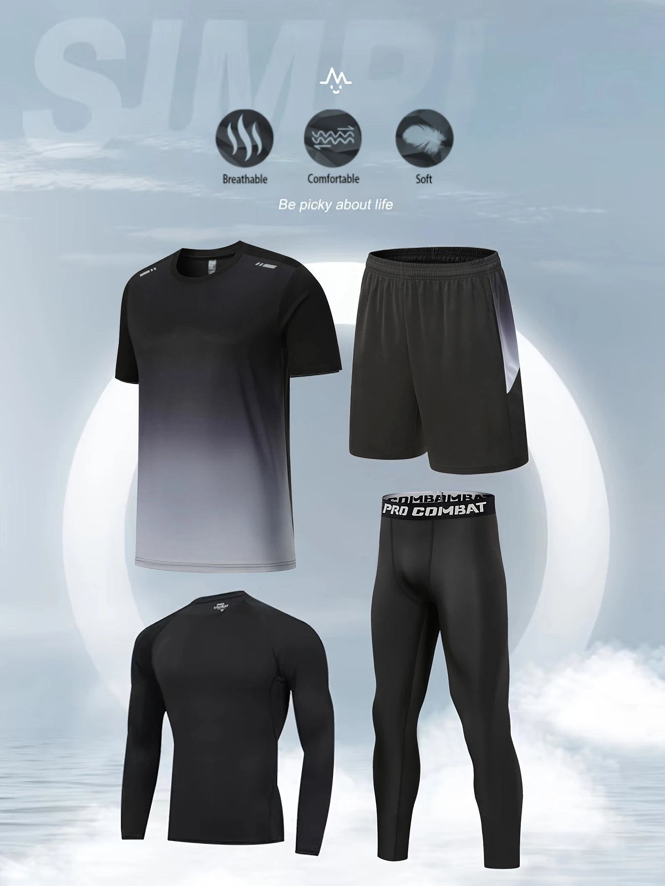 Men's Sports Set 4pcs