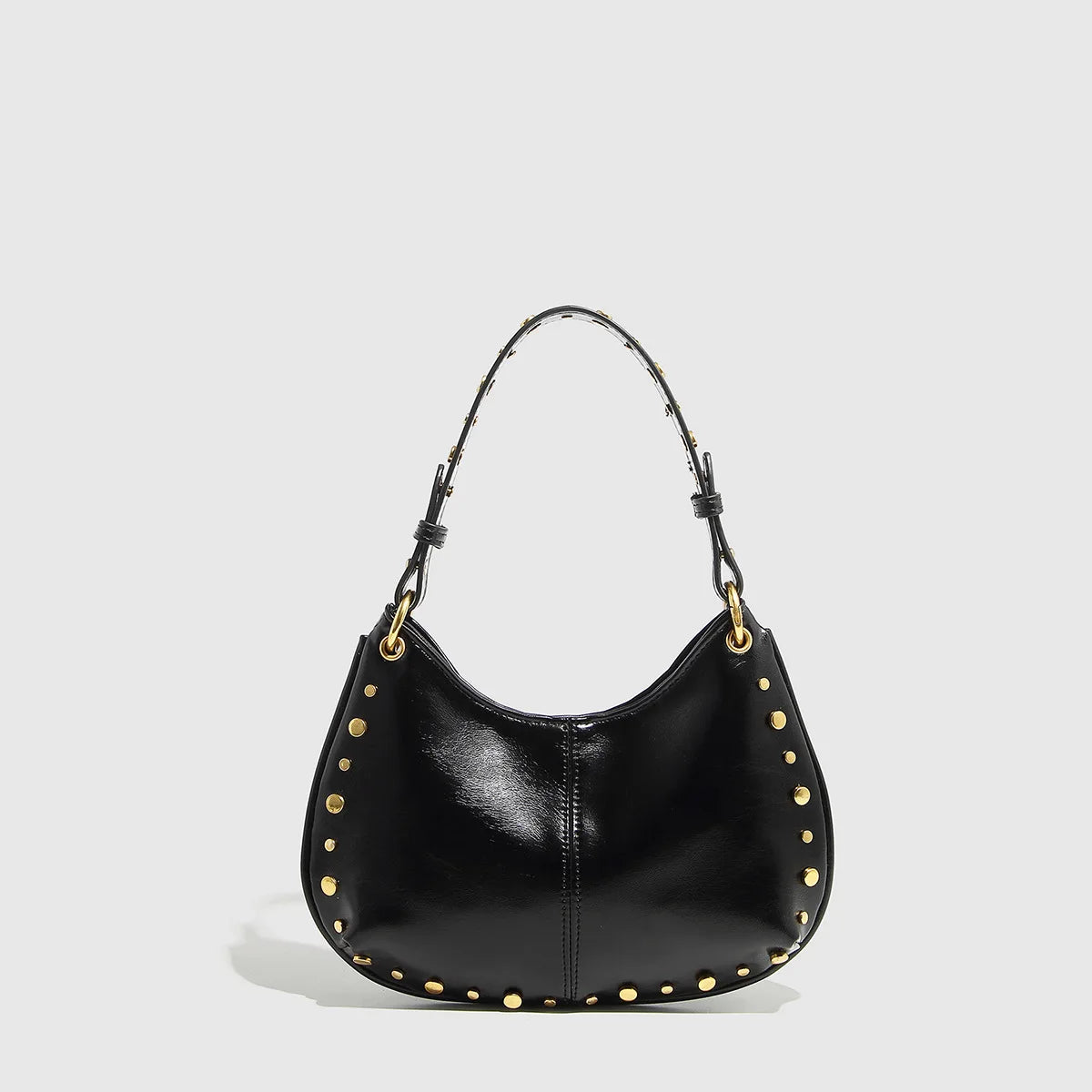 New Trendy Shoulder Bag Wine Red Black