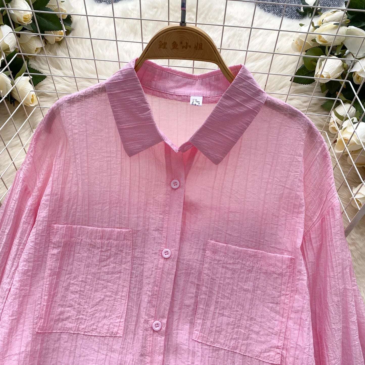 Elegant Polo-neck Vintage Long Flare Sleeves Chic Single Breasted Shirts High Waist Wide Leg Short Pants Sets