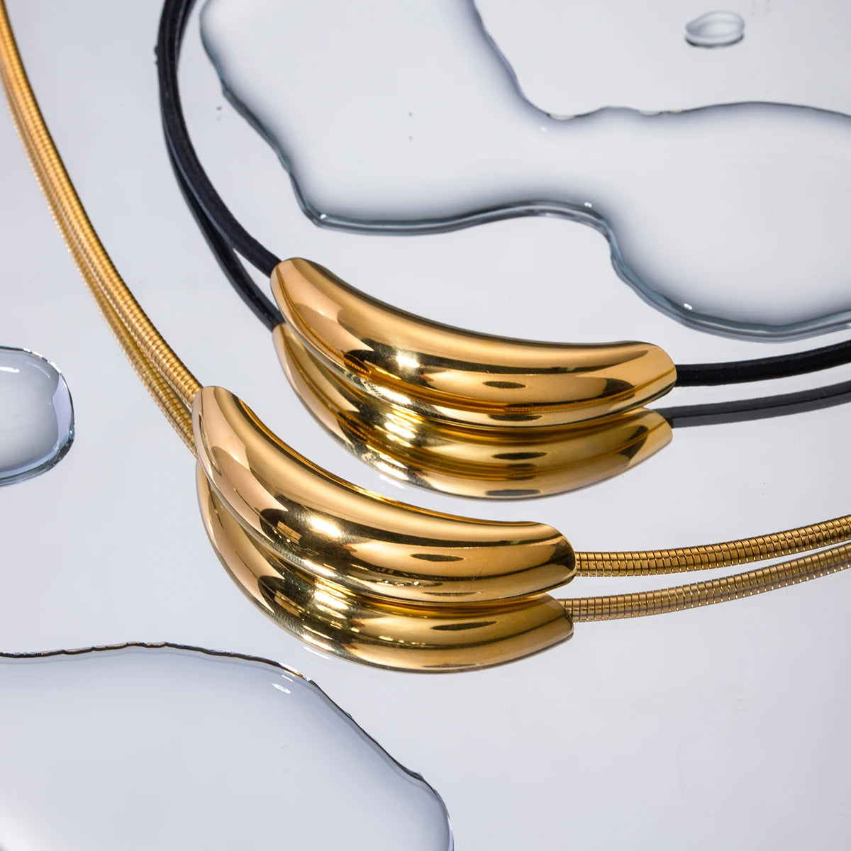 Gold Plated Stainless Waterproof Women's Jewelry