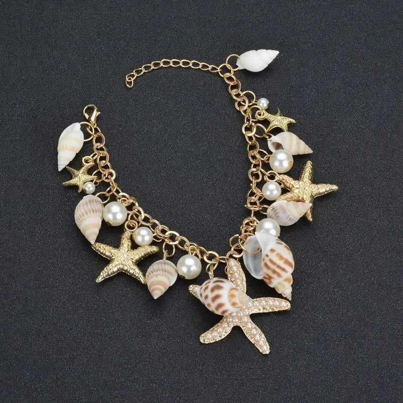 New Arrival Starfish Pendant Lemon Fruit women's bracelet